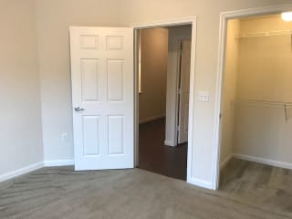 Walk-In Closets With Built-In Shelving Walk-In Closets With Built-In Shelving at CLEAR Property Management , The Lookout at Comanche Hill, San Antonio, 78247