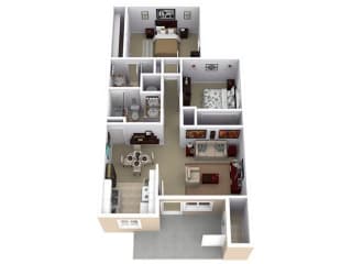 Caballo Deluxe 2 Floor Plan |Acacia Gardens