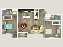 Peralta Floor Plan at The Canyons at Linda Vista Trail, Oro Valley, AZ, 85704