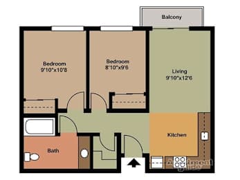  Floor Plan 2X1