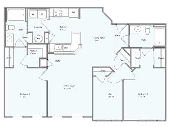  Floor Plan Cumberland - Den