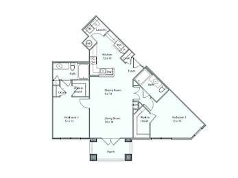  Floor Plan Hampton
