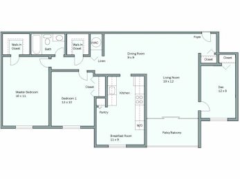  Floor Plan Devonshire Deluxe - Den