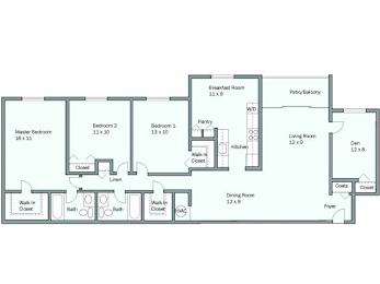  Floor Plan Montgomery Deluxe - Den