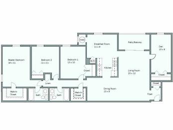  Floor Plan Morehouse Deluxe - Den