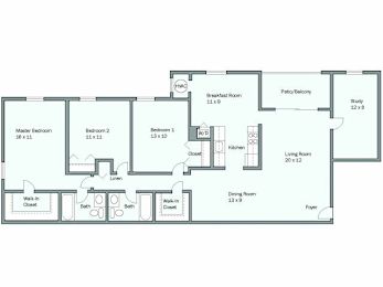  Floor Plan Morehouse Study