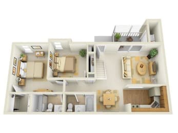 The Essex Floor Plan at Lake in the Woods, Florida