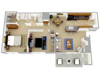 Tuscany floor plan.