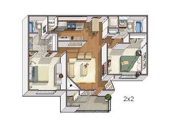 Copper Flats Apartments 2 bed 2 bath 880 sqft