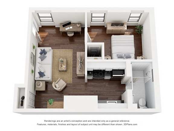 Floor Plan  Middle Street 1b1b