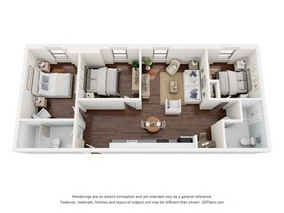 Floor Plan  Middle Street 3b1b