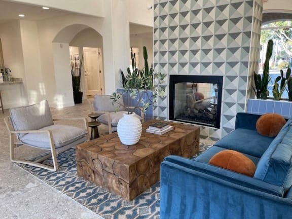 Desert Mirage Clubhouse Lounge with Fireplace