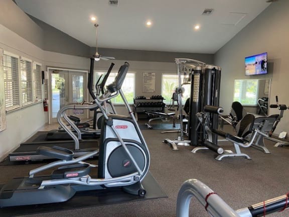 Fitness Center at Lake in the Woods Apartments in Melbourne, FL