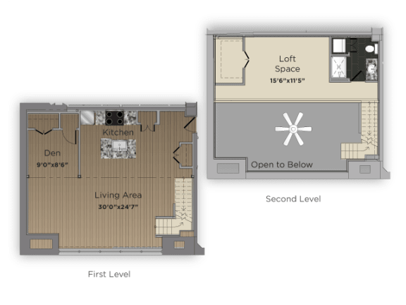 The Librarian 1 Bedroom 1 Bathroom Floor Plan The Librarian 1 Bedroom 1, 948 Sq.Ft. Bathroom Floor Plan at 101 Ellwood, Baltimore, MD, 21224