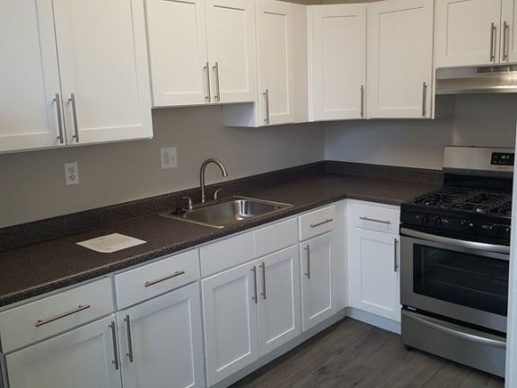 The Abby Apartments One Bedroom Kitchen Renovated