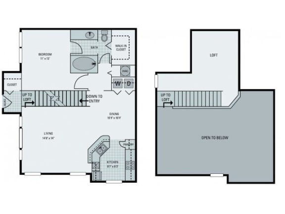 St Croix with Loft Floor Plan  at Bay Harbor, Fort Myers, Florida