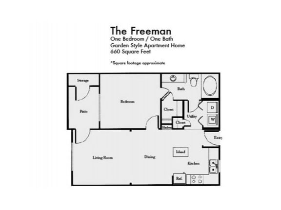 Freeman Floor Plan at Mission Gate, Texas, 75024