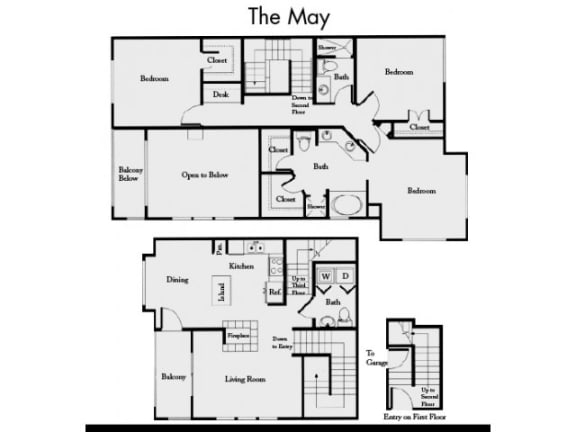 May Floor Plan at Mission Gate, Plano, TX