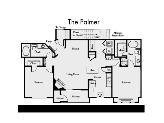 Palmer Floor Plan at Mission Gate, Plano