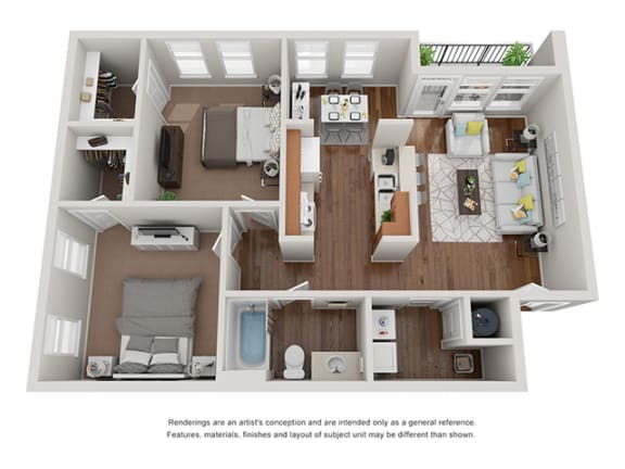 2 Bedroom apartment at Capitol Gateway in Atlanta, Georgia