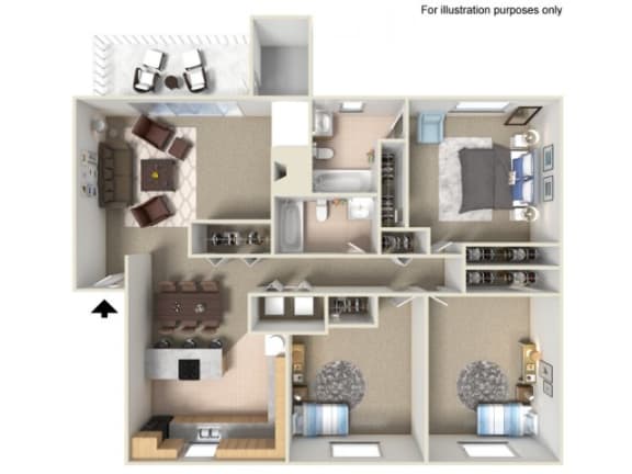Floor Plan  EnchantedWoods_FloorPlan_ApartmentFP