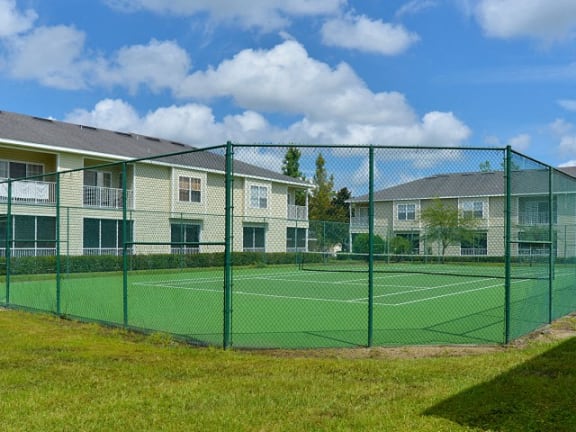 Exterior Tennis Courts at Magnolia Place Apartment, Gainesville, Florida