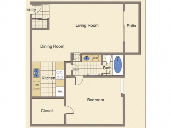 Shiraz 1 bed 1 bath