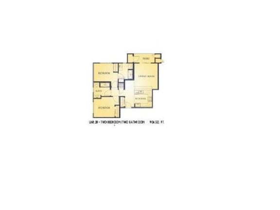 2 Bedroom 2 Bath