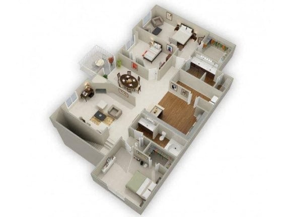 Three Bedroom Two Bathroom Floor Plan Jasmine