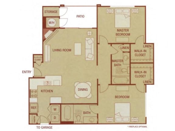 Sonoma Resort Apartments 2 bed 2 bath
