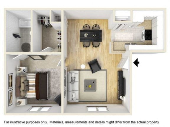 Floor Plan  Northlake Apartments Jacksonville Florida 1 bedroom 1 bath 600 square feet