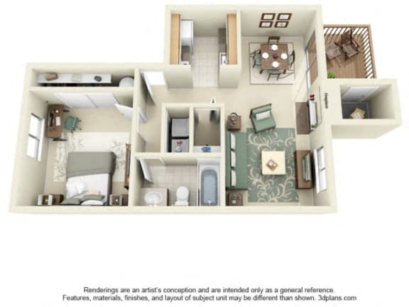 Anderson Deluxe Renovated Floor Plan at StonePointe, University Place, WA