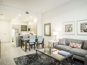 Furnished Living room Apartments in San Mateo| Mode Apartments