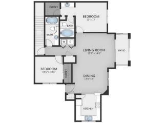 Miletto Floor Plan at Altezza High Desert, Albuquerque