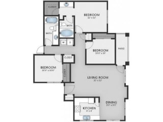 Sirino Floor Plan  at Altezza High Desert, Albuquerque, 87111