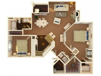 Avari Floor Plan at Arterra, Albuquerque, New Mexico, 87113