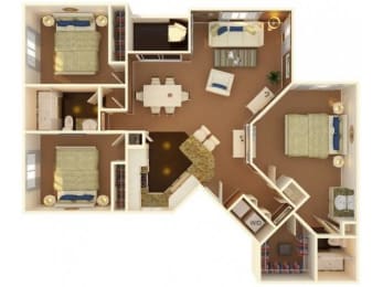 Palazzo Floor Plan at Arterra, New Mexico