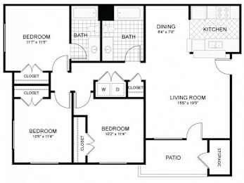  Floor Plan 3x2 SM