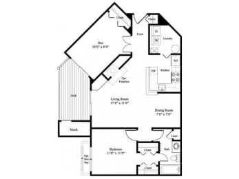 The Hickory floor plan.