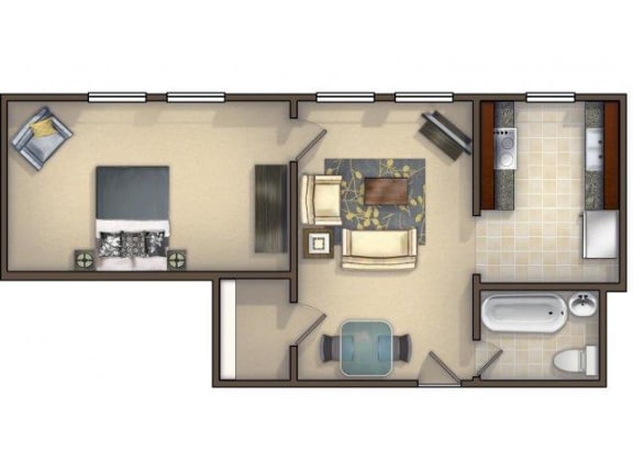 Floor Plan  Floor Plan 1 Bdr
