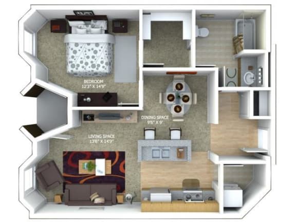 B3 Floor Plan B3 Floor Plan |1600 Glenarm
