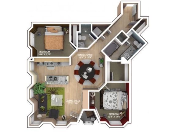 C2 Floor Plan C2 Floor Plan |1600 Glenarm