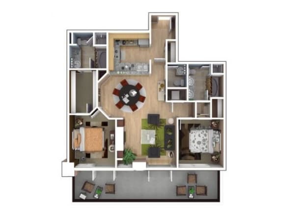 D4 Floor Plan D4 Floor Plan |1600 Glenarm