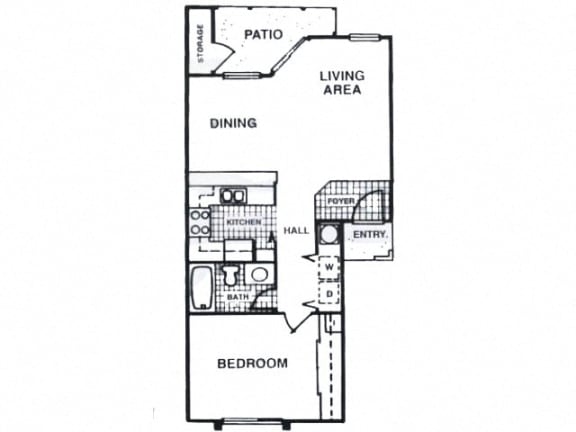 One bedroom apartment at Fisherman's Landing in Ormond Beach, FL