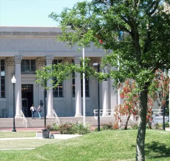 the administration building on the campus