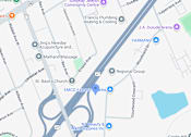 Thumbnail 2 of 3 - A map of a city with avenues and streets labeled.