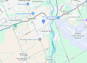 Thumbnail 3 of 3 - A map shows a section of Ottawa with various landmarks and streets.
