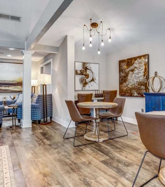 Dining Room at Hackberry Ranch Apartments, Clute, Texas