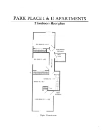  Floor Plan Two Bedroom Floor Plan