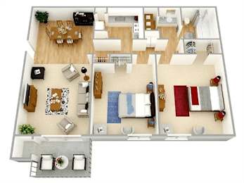 2 bed 1 bath at Magnolia at Whitlock Apartments, Marietta 30064